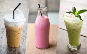 Different Beverages on Different Tables